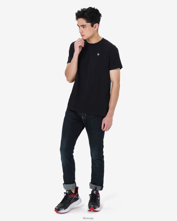 FILA menn fila herre heritage badge 2.0 tee svart HHL842581 svart