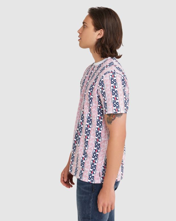 FILA menn fila hvit herre harrison t-skjorte HHL842380 hvit