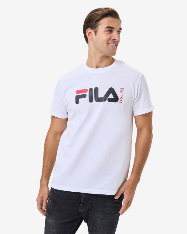 FILA menn fila hvit unisex london t-skjorte HHL842584 hvit