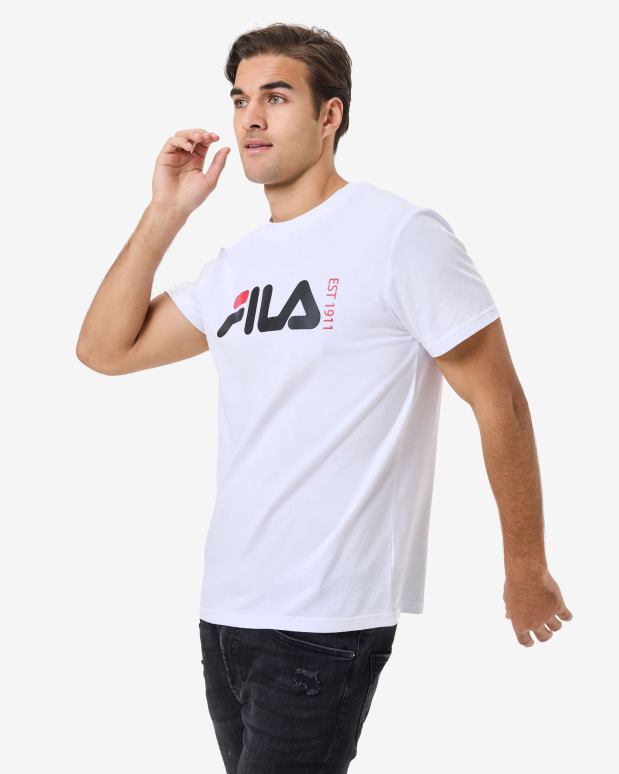 FILA menn fila hvit unisex london t-skjorte HHL842584 hvit