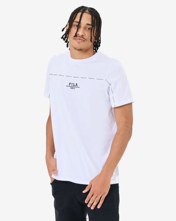 FILA menn fila hvit unisex urban t-skjorte HHL842548 hvit