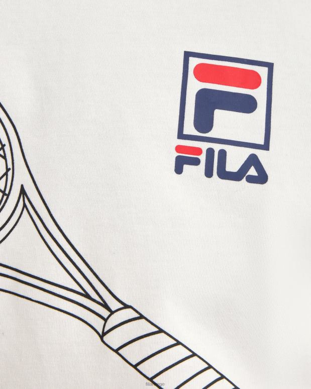 FILA menn fila hvit wyatt-t-skjorte for menn HHL842386 hvit