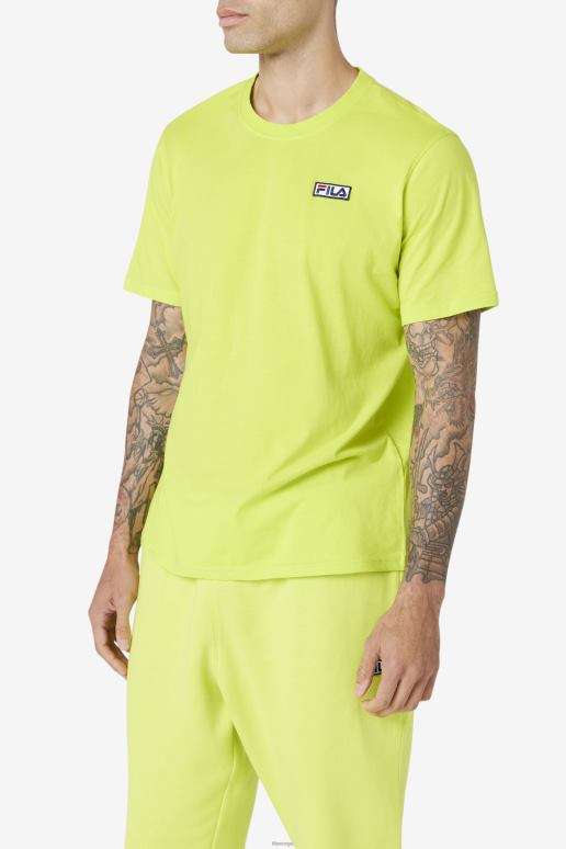 FILA menn fila lime punch skylar tee HHL84340 lime punch