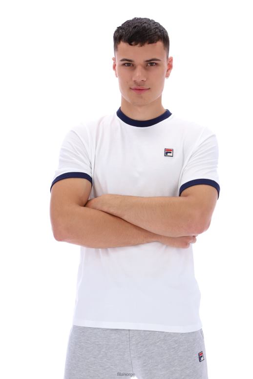 FILA menn fila marconi essential ringer t-skjorte HHL843219