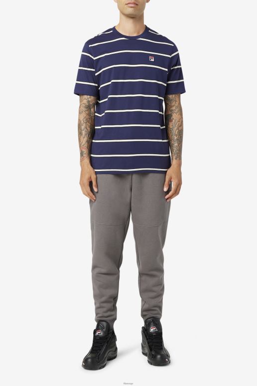 FILA menn fila peacoat/hvit felix t-skjorte HHL84370 peacoat/hvit