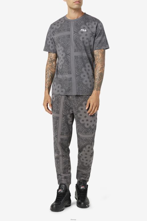 FILA menn fila thunderstorm kensico t-skjorte HHL84310 tordenvær