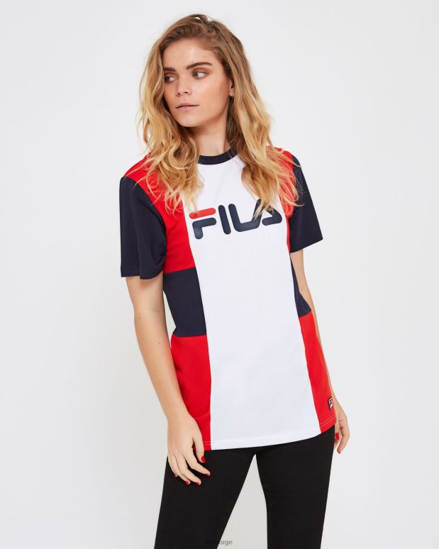 FILA menn fila unisex trieste t-skjorte hvit HHL842545 hvit