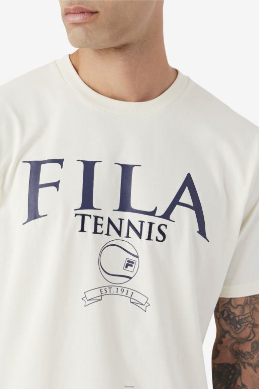 FILA menn gardenia/marine saran tee fila HHL84342 gardenia/marine