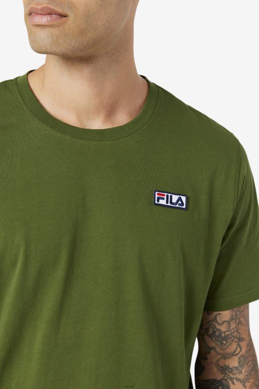 FILA menn gressløk fila skylar t-skjorte HHL84339 gressløk