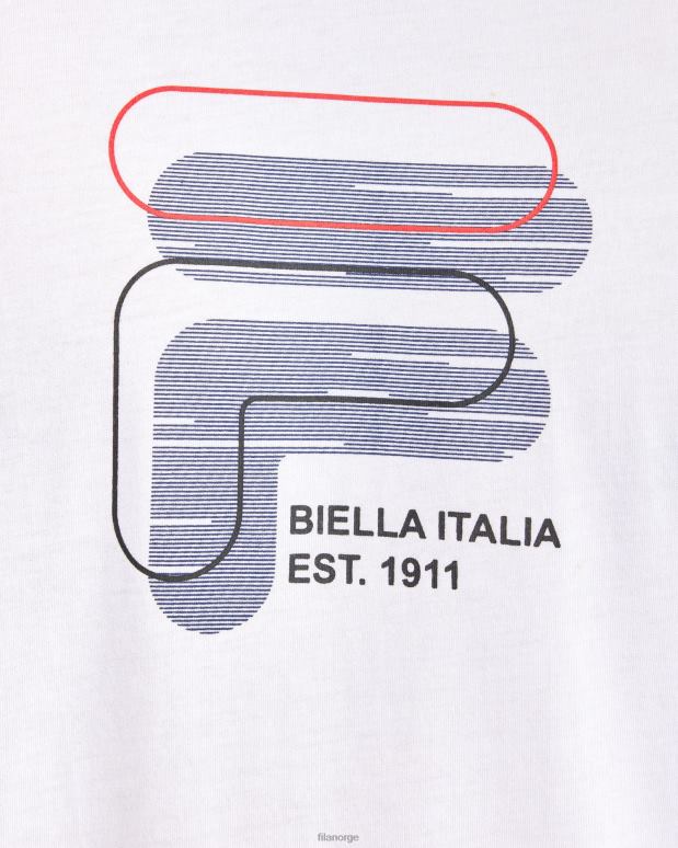 FILA menn herre lennox t-skjorte fila hvit HHL842378 hvit