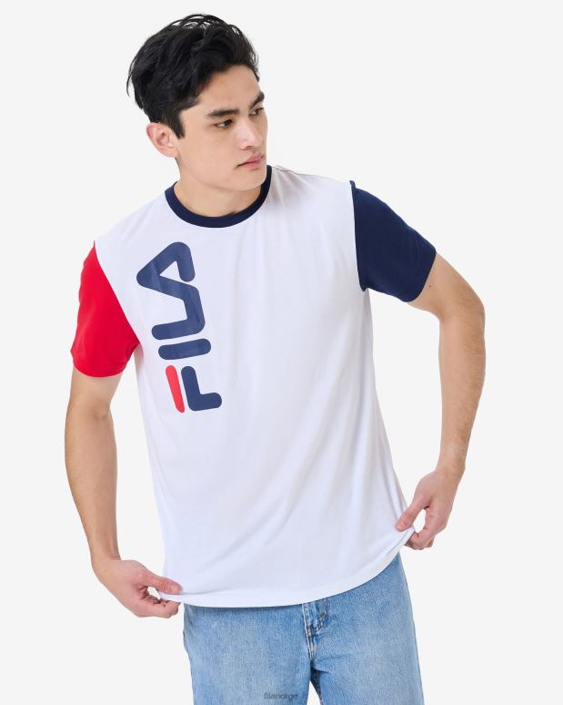 FILA menn hvit bjorn t-skjorte fila HHL842580 hvit