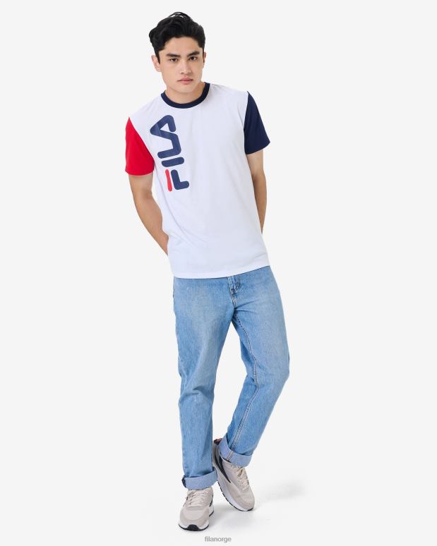 FILA menn hvit bjorn t-skjorte fila HHL842580 hvit