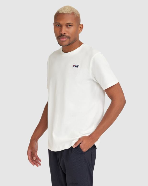 FILA menn hvit fila cian t-skjorte for menn HHL842415 hvit