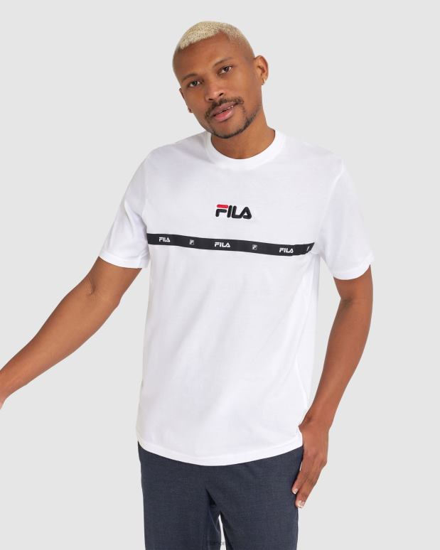 FILA menn hvit fila herre-t-skjorte HHL842319 hvit
