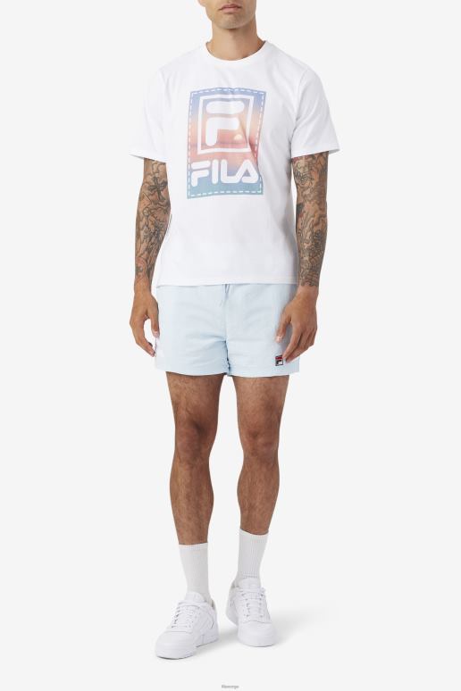 FILA menn hvit fila spieten t-skjorte HHL84357 hvit