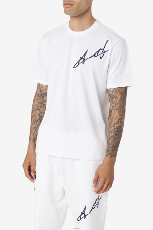 FILA menn hvit grant hill cormac tee fila HHL84228 hvit