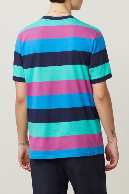 FILA menn jabez tee marine/paraseiling/freesia fila HHL84395 marine/paraseiling/freesia