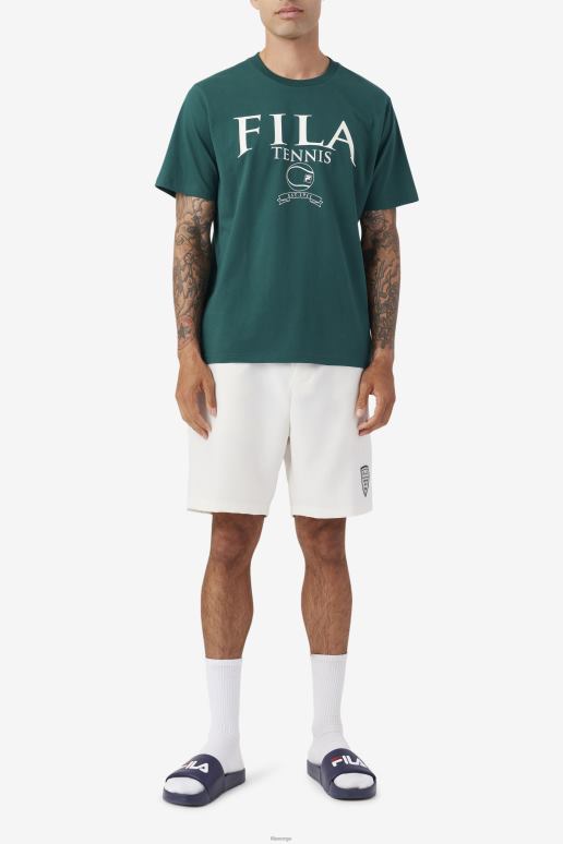 FILA menn junebug/gardenia fila saran tee HHL84345 junebug/gardenia