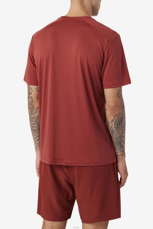 FILA menn kaab crew fila russet brun/sort HHL84362 rødbrun/sort