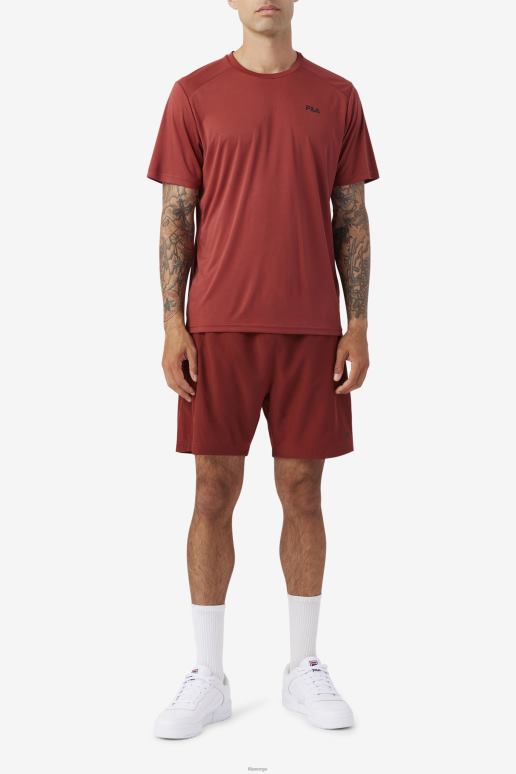 FILA menn kaab crew fila russet brun/sort HHL84362 rødbrun/sort