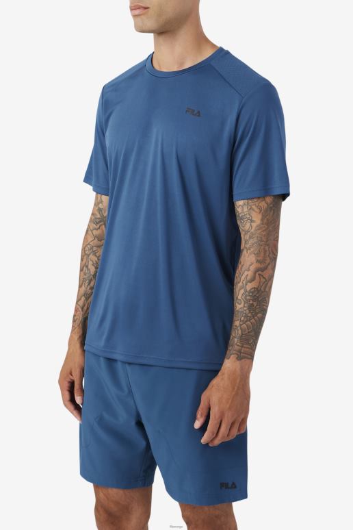 FILA menn kaab crew majolica blå/svart fila HHL84365 majolica blå/svart