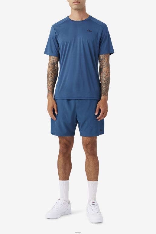 FILA menn kaab crew majolica blå/svart fila HHL84365 majolica blå/svart