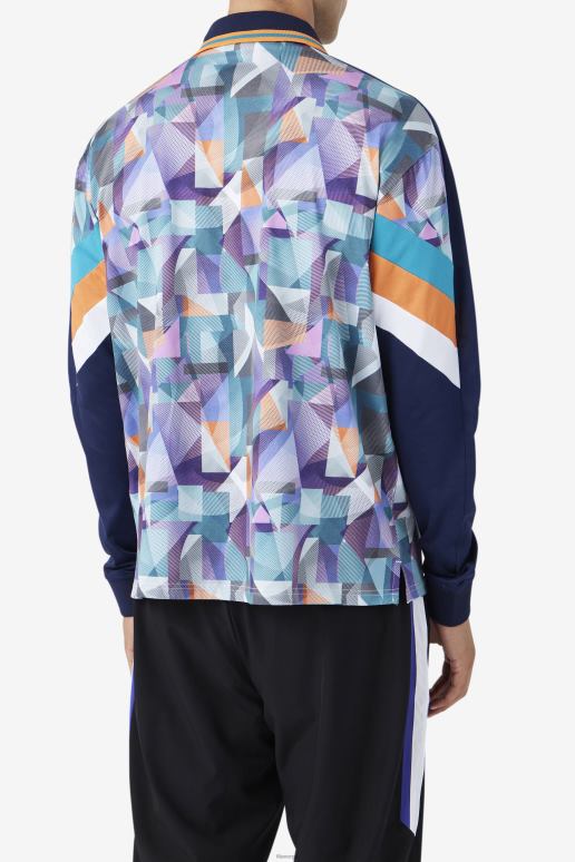 FILA menn kay keepertrøye fila marine/blå/tangerin/hvit HHL84404 marine/blå/tangerin/hvit