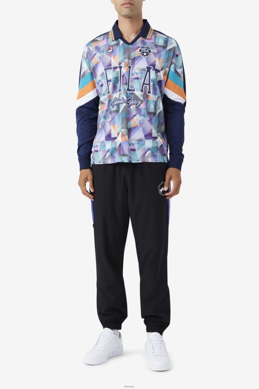 FILA menn kay keepertrøye fila marine/blå/tangerin/hvit HHL84404 marine/blå/tangerin/hvit