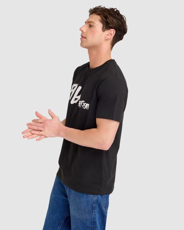 FILA menn lewis t-skjorte svart fila HHL842315 svart