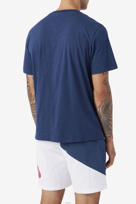 FILA menn marine/gul dilki crew fila HHL84384 marine/gul