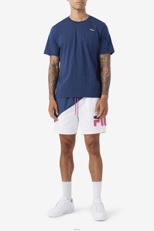 FILA menn marine/gul dilki crew fila HHL84384 marine/gul