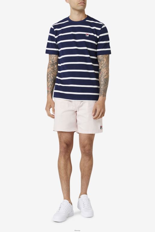 FILA menn marine/marshmallow nekte mannskap fila HHL84318 marine/marshmallow