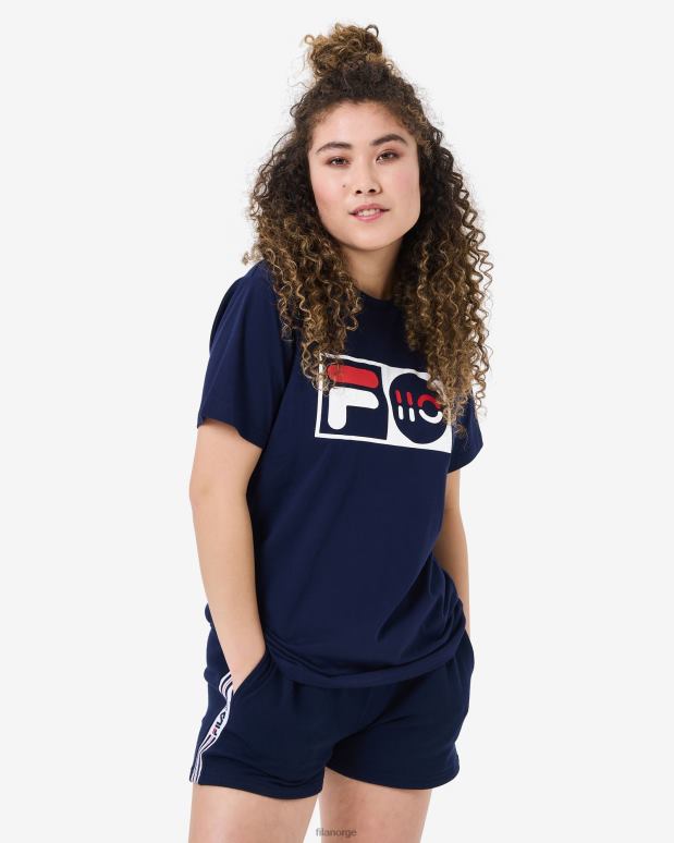 FILA menn ny marine fila unisex jubileumsskjorte HHL842583 ny marine