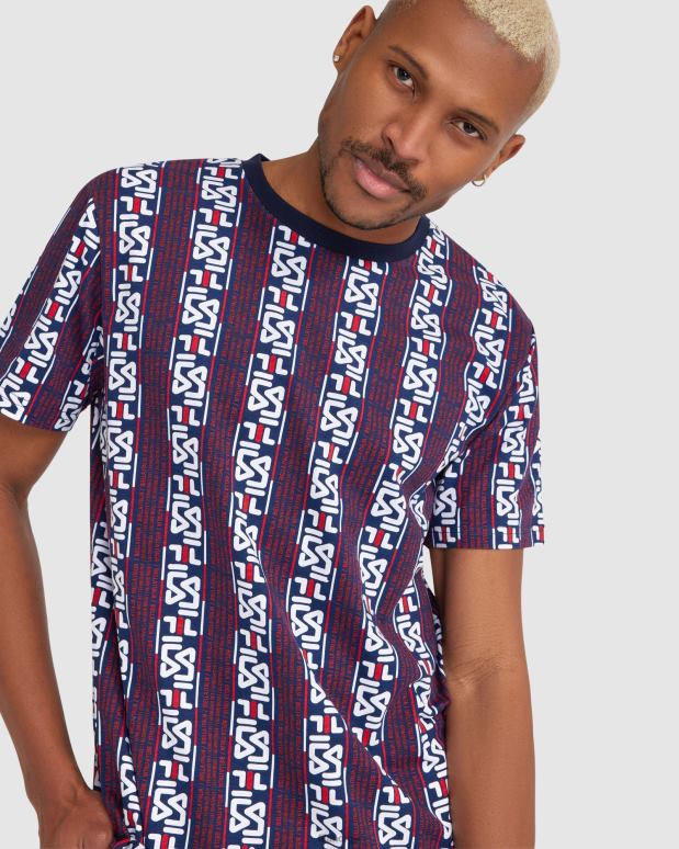 FILA menn ny marine herre harrison tee fila HHL842370 ny marine