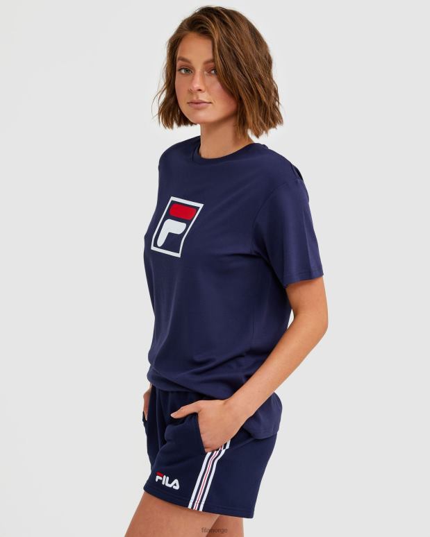 FILA menn ny marine unisex alt-t-skjorte fila HHL842574 ny marine