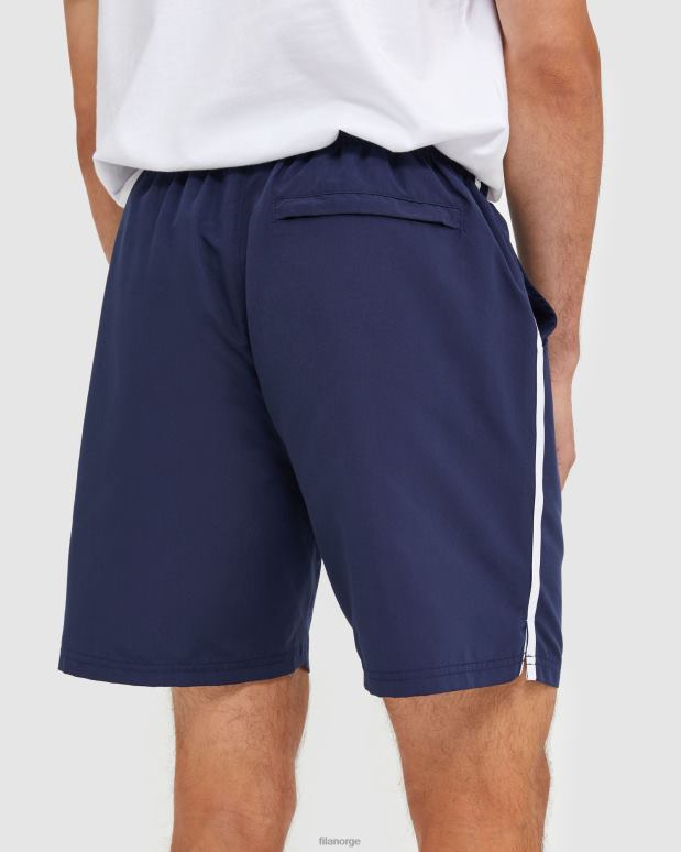 FILA menn nye marineblå klassiske mikrofibershorts for menn fila HHL842460 ny marine
