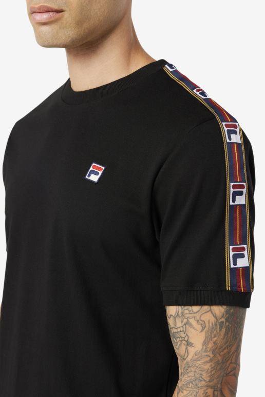 FILA menn oliver t-skjorte fila svart HHL84296 svart