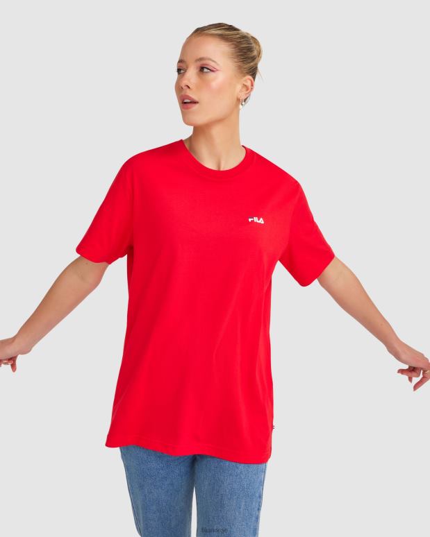 FILA menn rød fila unisex klassisk t-skjorte 2 HHL842487 rød