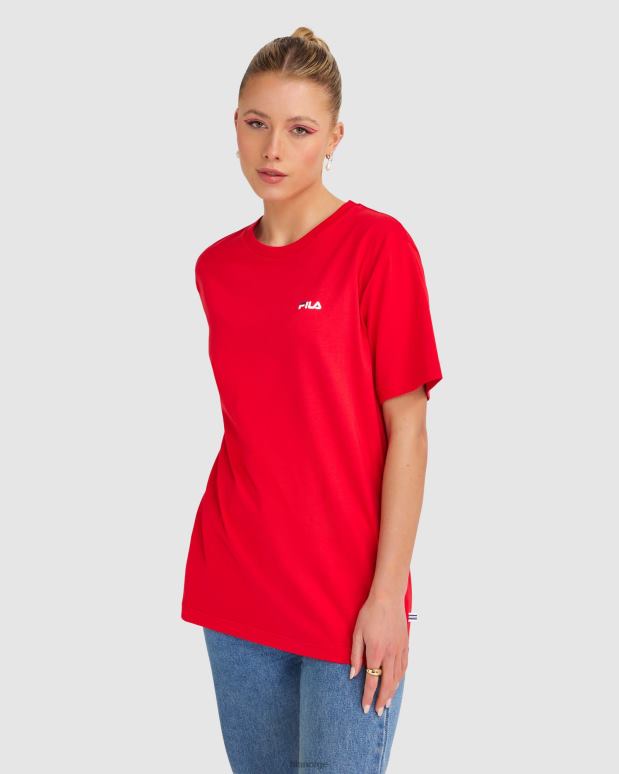 FILA menn rød fila unisex klassisk t-skjorte 2 HHL842487 rød