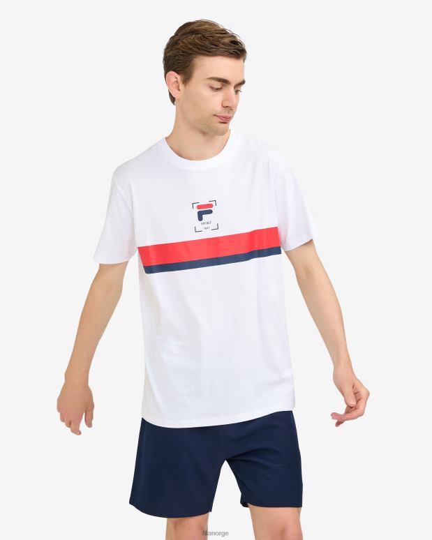 FILA menn roger t-skjorte fila hvit HHL842528 hvit
