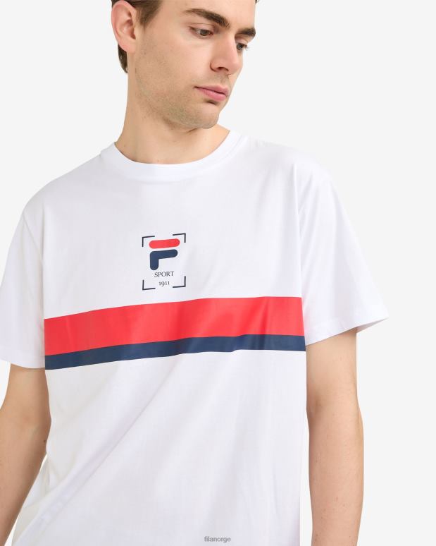FILA menn roger t-skjorte fila hvit HHL842528 hvit