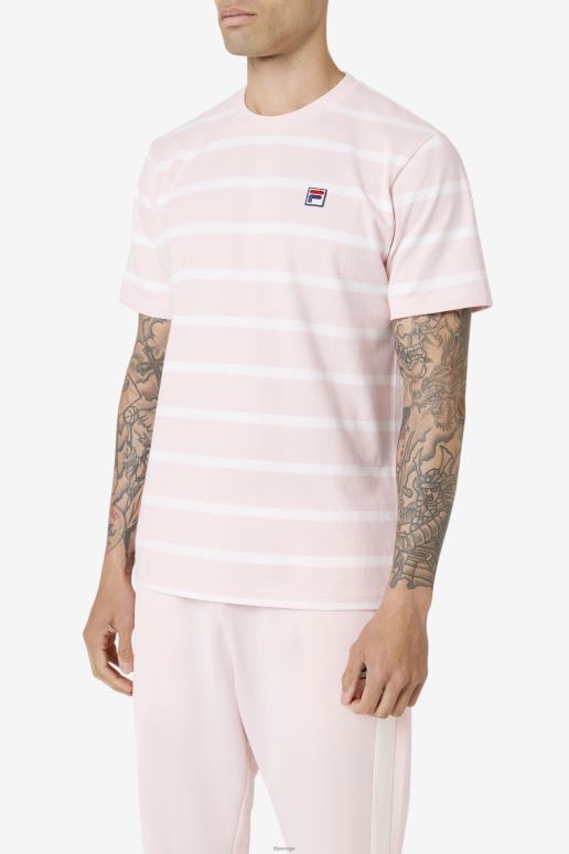 FILA menn rosa/hvit fila nekte mannskap HHL84321 rosa/hvit