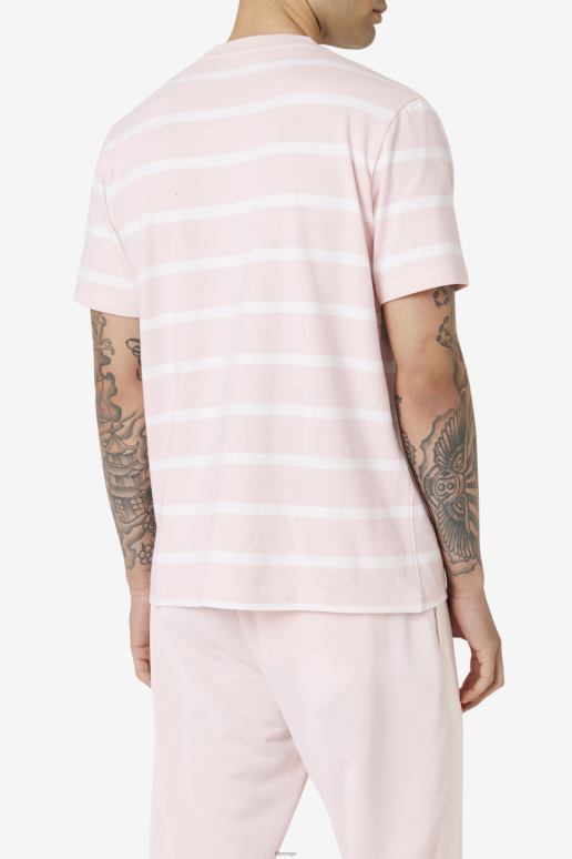 FILA menn rosa/hvit fila nekte mannskap HHL84321 rosa/hvit