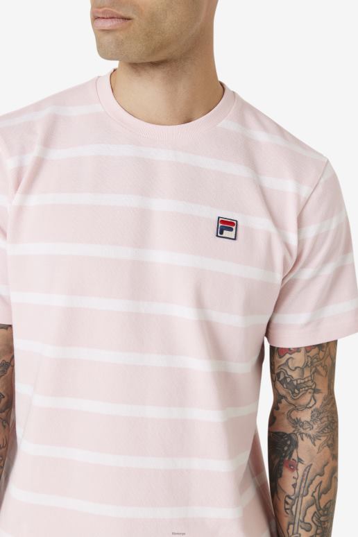 FILA menn rosa/hvit fila nekte mannskap HHL84321 rosa/hvit