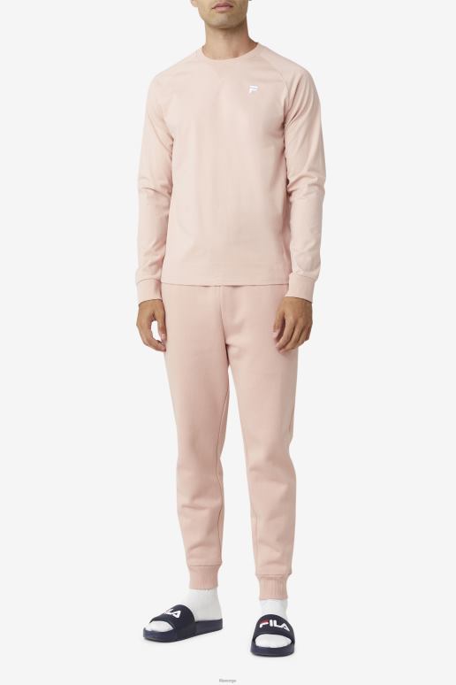 FILA menn rose flynn langermet t-skjorte fila HHL84408 rose