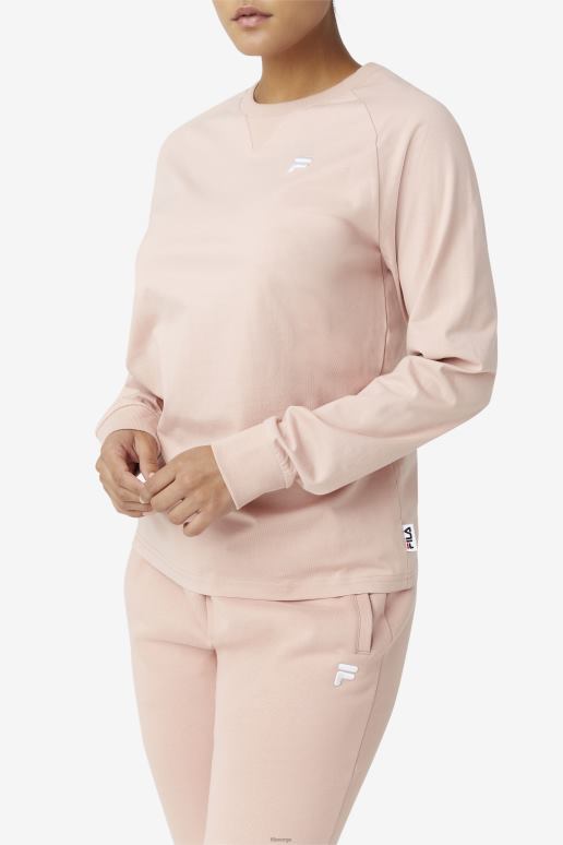 FILA menn rose flynn langermet t-skjorte fila HHL84408 rose
