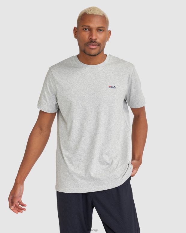 FILA menn sølv marle fila unisex klassisk t-skjorte 2 HHL842475 sølv marle