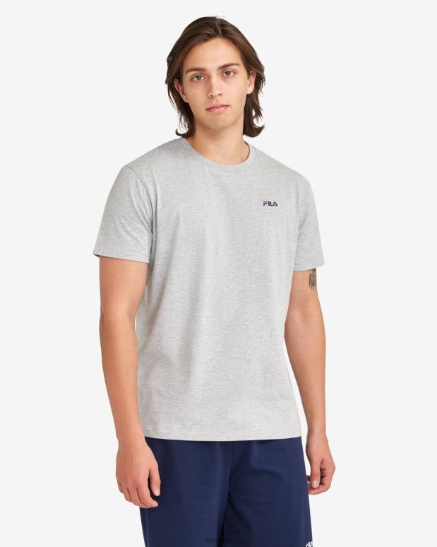 FILA menn sølv marle herre basic t-skjorte fila HHL842334 sølv marle