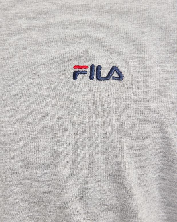 FILA menn sølv marle herre basic t-skjorte fila HHL842334 sølv marle