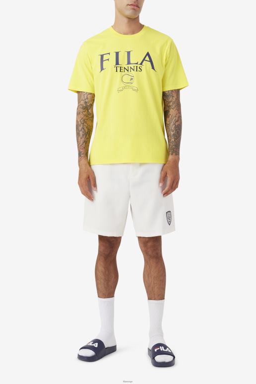 FILA menn saran t-skjorte fila gul/marine HHL84344 gul/marine